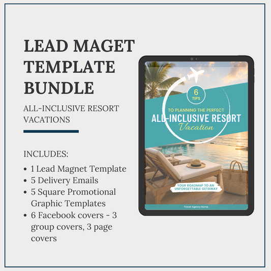 Lead Magnet Bundle | All-Inclusive Resort Vacations | Done-For-You